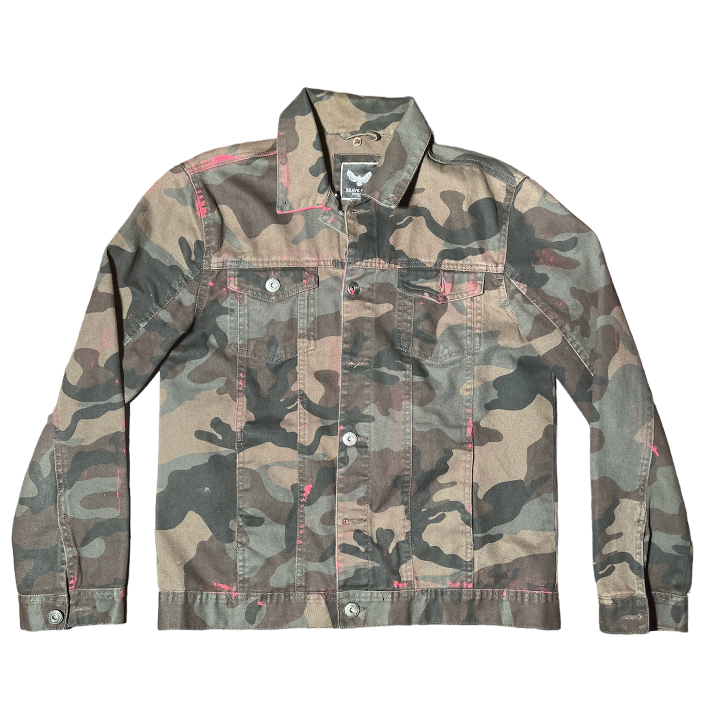 Reworked Camo Denim Jacket