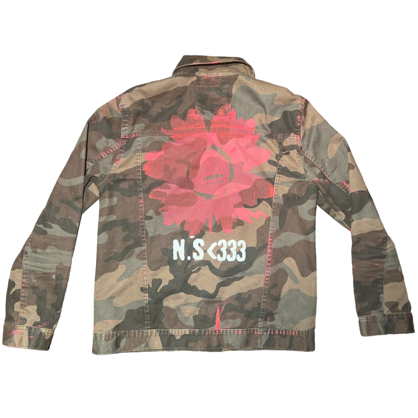 Reworked Camo Denim Jacket