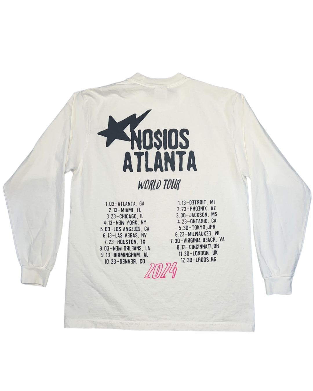 PINK DAISI333S WORLD TOUR LONGSLEEVE