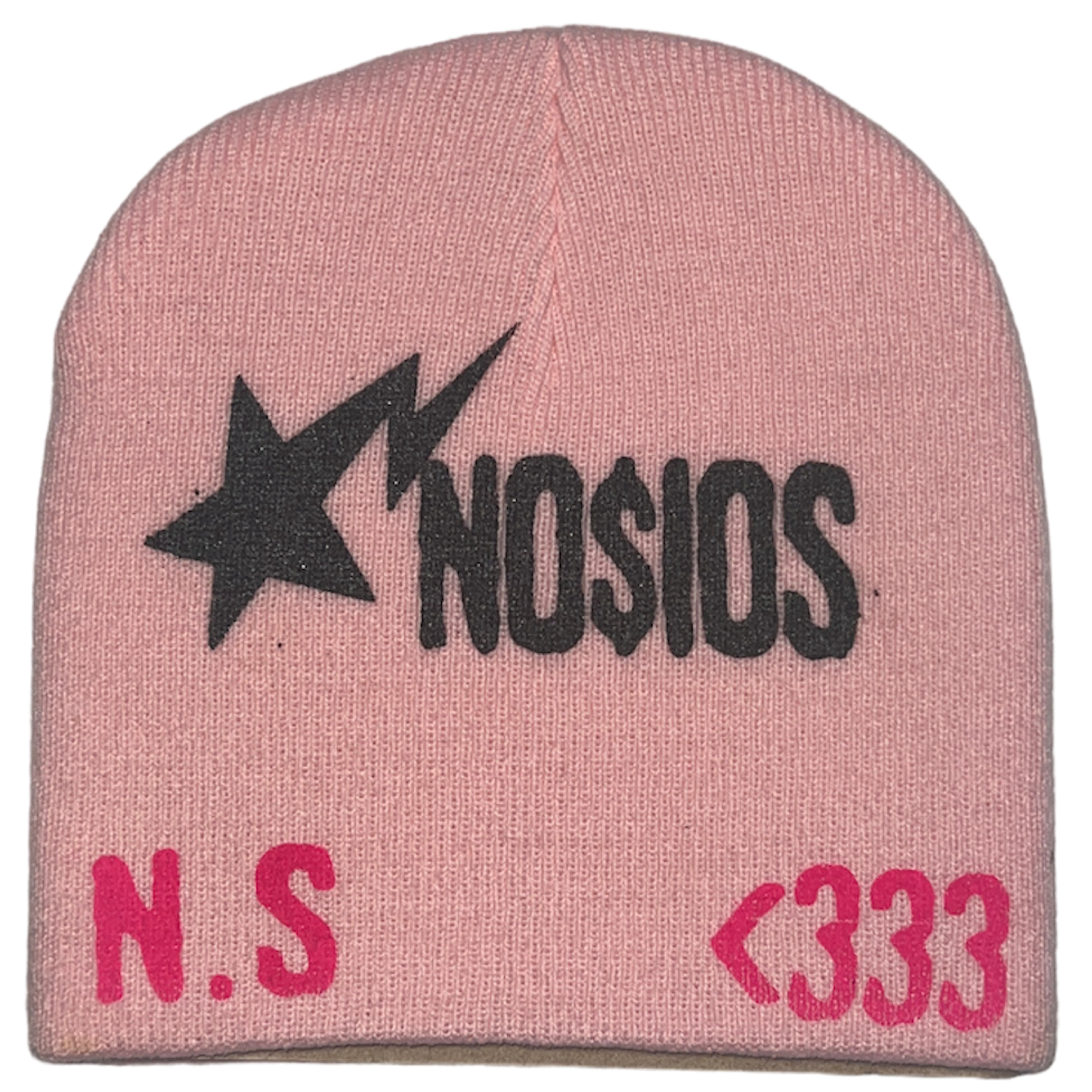 PINK DAISI333S BEANIE