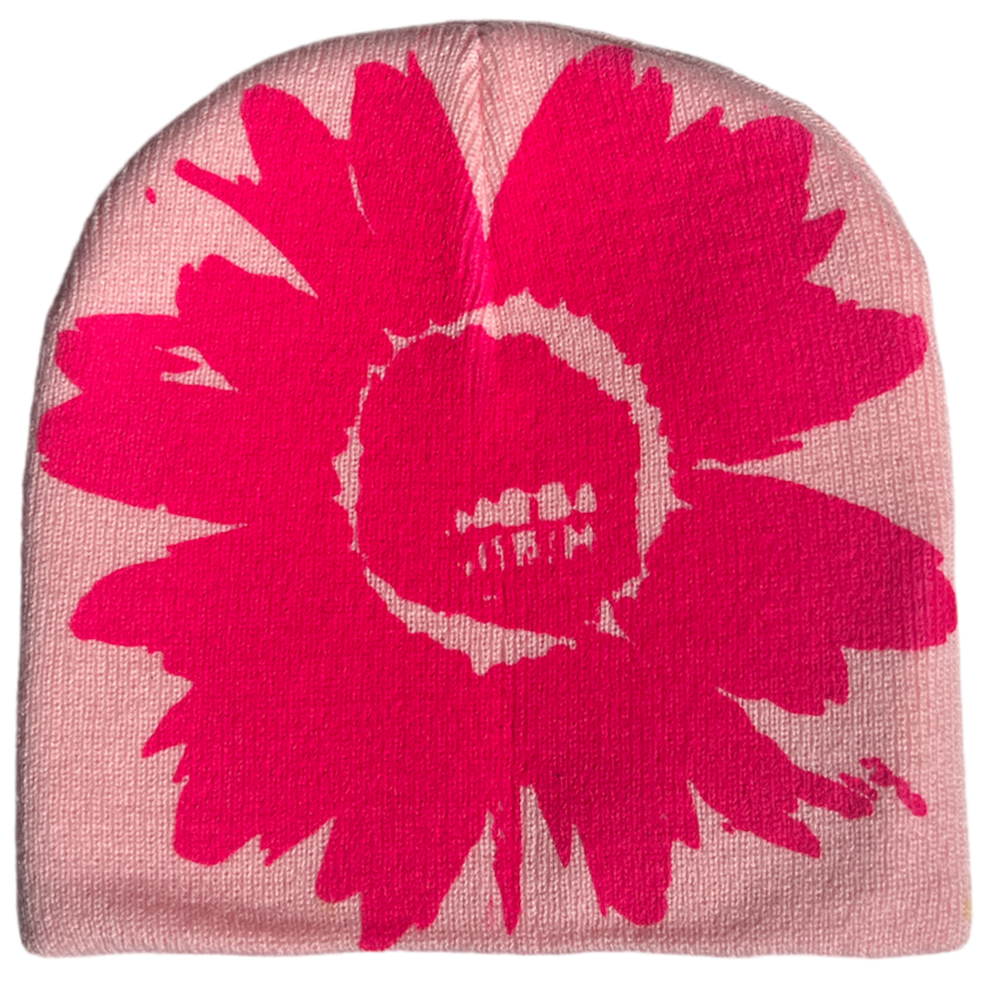 PINK DAISI333S BEANIE